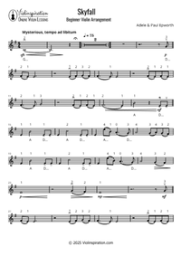 skyfall - beginner - violin solo - thumbnail skyfall - beginner - violin solo - thumbnail