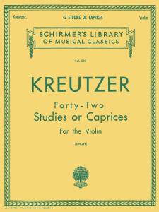 staccato violin - 42 Studies or Caprices by Rodolphe Kreutzer