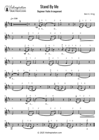 stand by me - beginner - violin solo - thumbnail