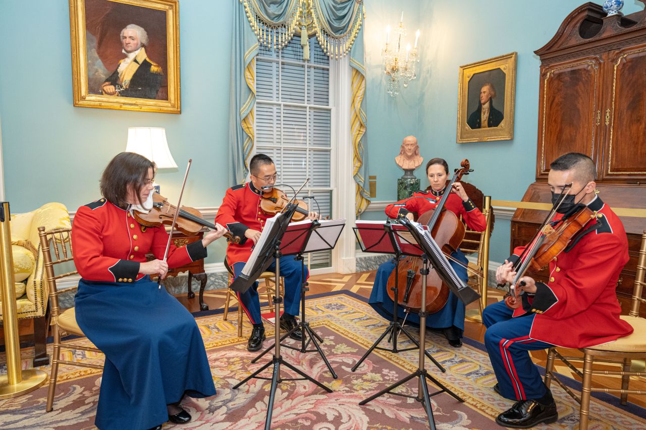 string quartet - formal royal uniform classical chamber music