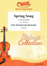 violin and piano duets - Spring Song by Mendelssohn