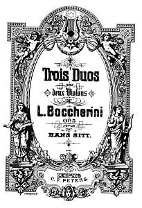 violin duets - Boccherini - Trois Duos