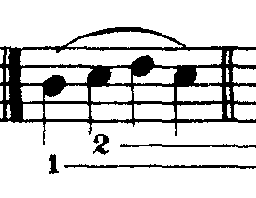 violin exercises - Sevcik slur exercise 2