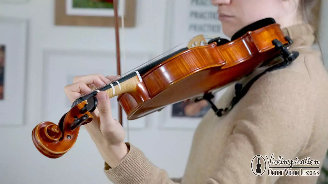 violin exercises for beginners-Left-Hand-Posture-on-the-Violin