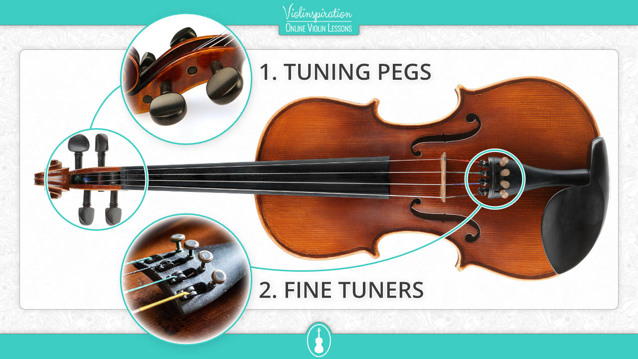 violin fine tuners - tuning parts