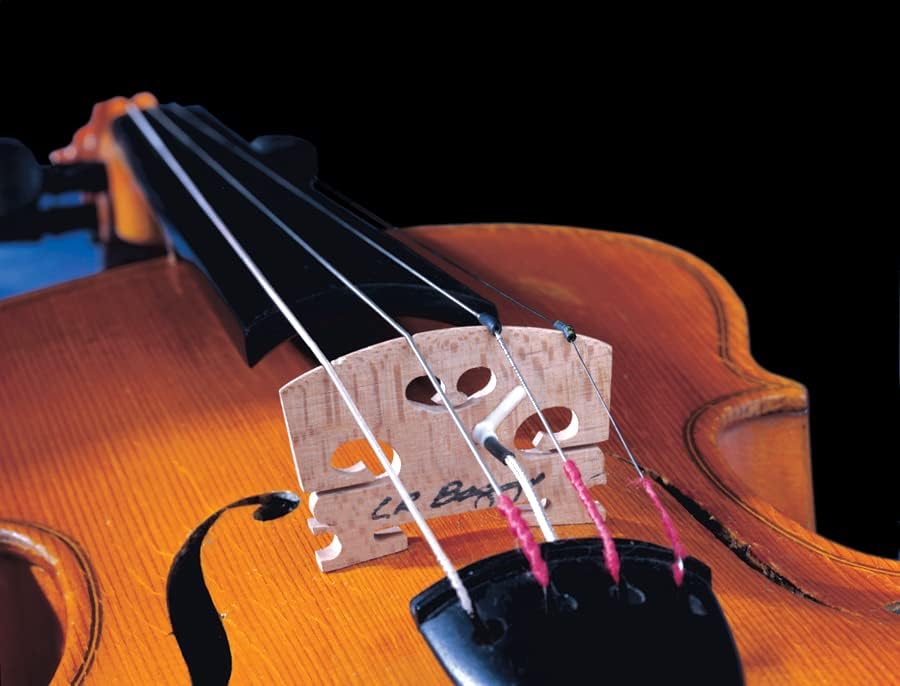 violin pickup - LR Baggs piezo pickup mounted on a violin