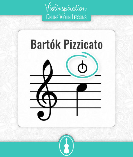 violin plucking - Bartók Pizzicato