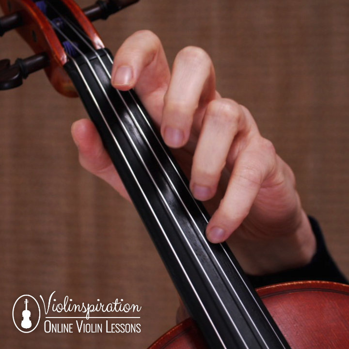 violin plucking - Left–hand pizzicato