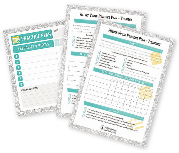 violin practice chart - Free Practice Plans