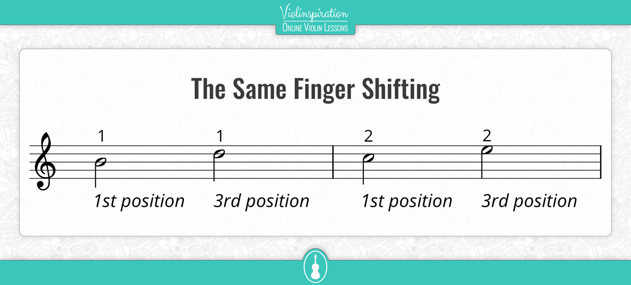 violin shifting - The Same Finger Shifting
