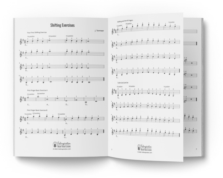 violin shifting exercises free pdf