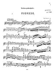 violin octaves - Bruch - op.26 Violin Concerto No.1 - solo - violin sheet music