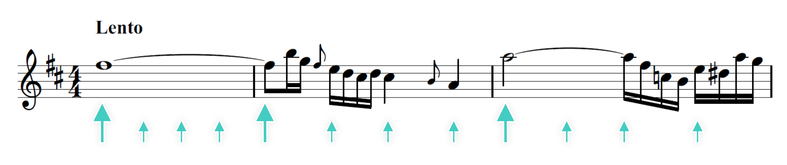 violin tips - marking bits example