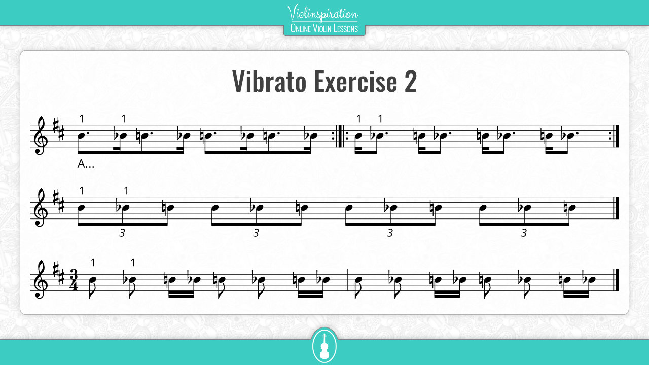violin vibrato - Exercise 2
