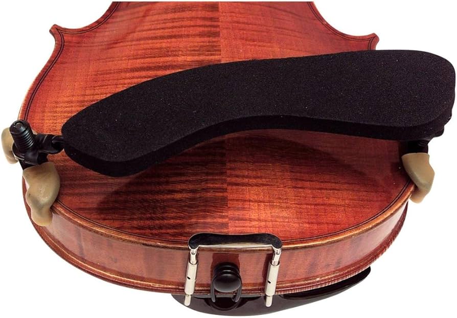 wolf shoulder rest - wolf shoulder rest on violin back