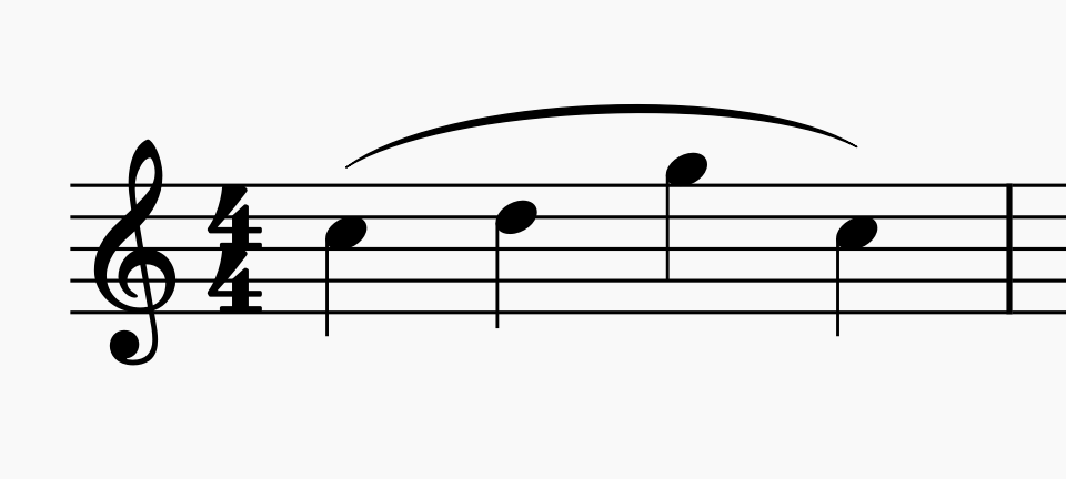 you are my sunshine sheet music - slurs