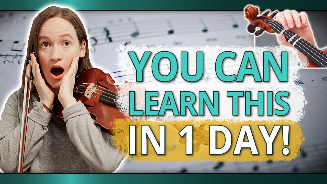 Violin Lesson – Op de Grote Paddestoel – violin sheet music tutorial